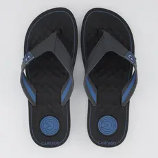 Chinelo Cartago Arizona Preto e Azul