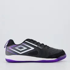 Chuteira Umbro Pro 5 Bump Futsal Preta e Roxa