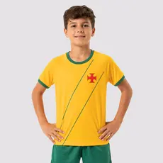 Camisa Vasco Folha Juvenil Amarela