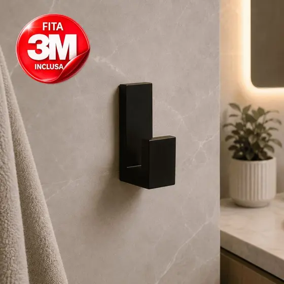 Gancho Porta Toalha Sem Furo | Acessórios Banheiro