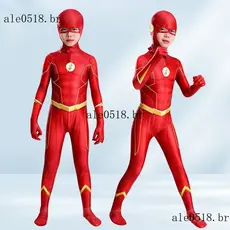O Flash Cosplay Traje De Fantasia Para Crianças Super-herói Fantasia Vestido Crianças Fantasia Fantasmas