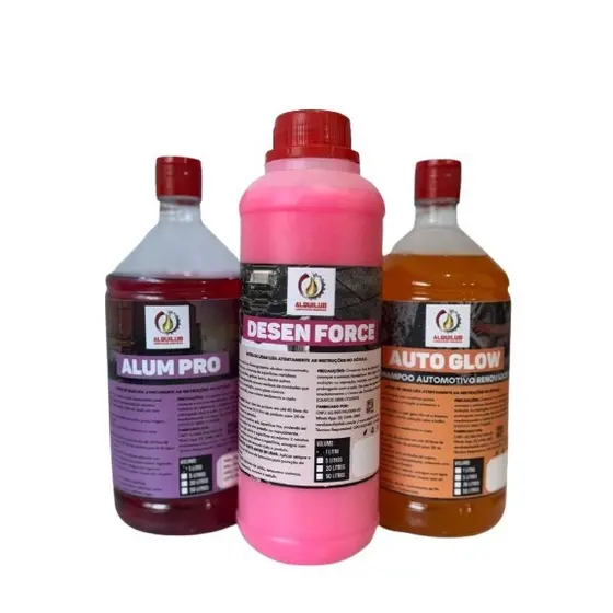 KIT LAVA RAPIDO CONCENTRADO: SHAMPOO + SOLUPAN + LIMPA BAU