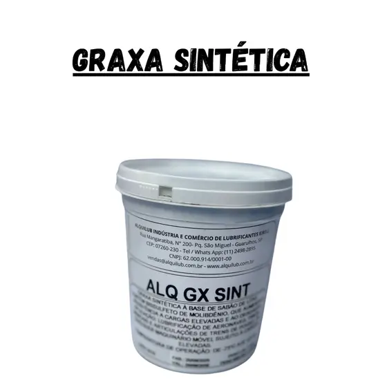 GRAXA SINTETICA EXTREMA PRESSÃO ALTA TEMPERATURA PARA MAQUINARIOS COM CARGAS MOVEIS 1 KG