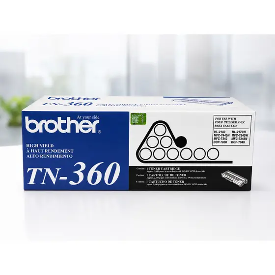 Toner Brother TN-360 Original Alto Rendimento 2600 Páginas HL-2140 MFC-7440N DCP-7030