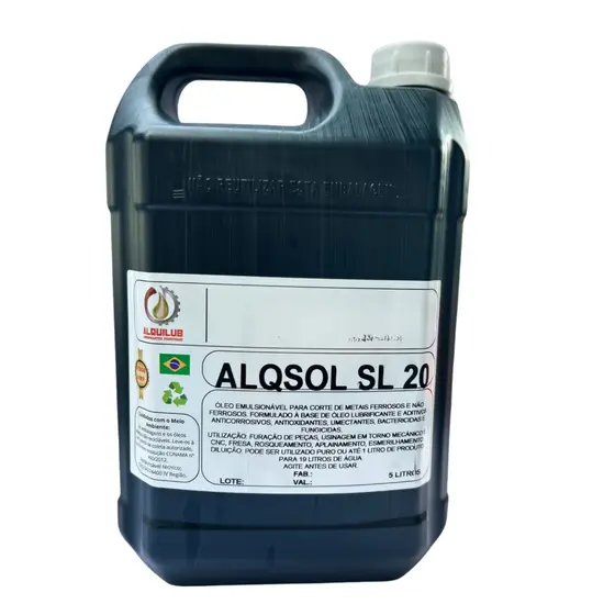 OLEO SOLUVEL BRANCO LEITOSO PARA USINAGEM E REMOÇAO DE CAVACOS METALICOS 5 LITROS