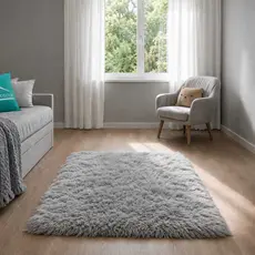 Tapete Peludo Sala Quarto 1,40m x 1,00m Luxuoso