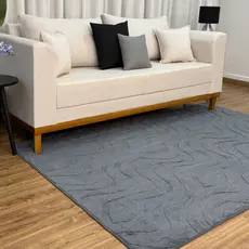 Tapete Sala Geométrico Jacquard Antiderrapante 2mt x 1,40mt