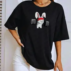 Blusa Feminina T-shirt Gola Redonda Blusinha Básica Academia Caminhada Manga Curta 100% Algodão
