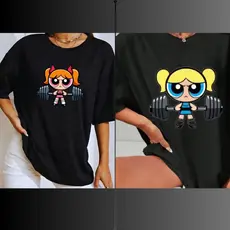 Camiseta Feminina Slim T-Shirt Básica Super Poderosas Musculação Lançamento 100% Algodão Oferta