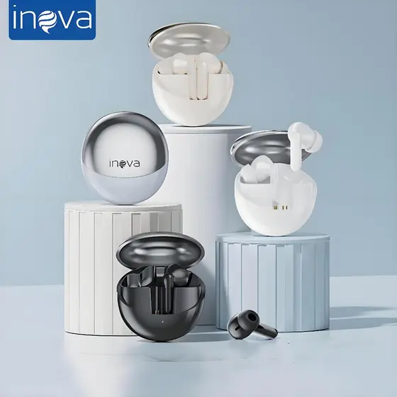 INOVA Fone De Ouvido Sem Fio Tws Bluetooth 5.4 HIFI 4 horas duração FON-13013 Esportivo Com Microfone