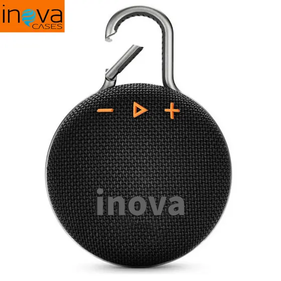 INOVA Caixa De Som Portátil Bluetooth 5.4 À Prova D'água IP67 Rádio FM TWSUSB Grave Potente para esportes ao ar livre
