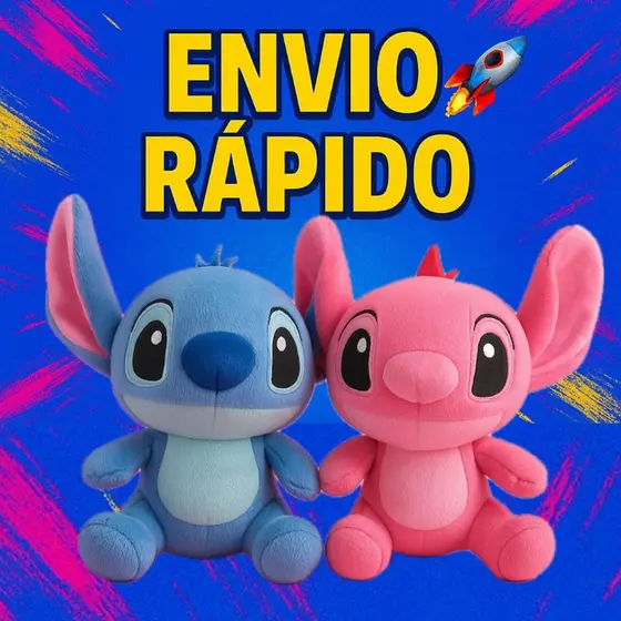 KIT 2 e 1 Pelucia 30CM Stitch Angel pelucia boneco brinquedo urso de pelúcia grande stitich ursinho