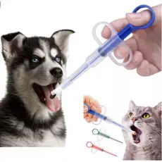 Aplicador De Comprimidos remédios Alimentador Pet Seringa Para Cães e Gatos