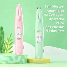 Máquina de Tosa Recarregavel Pet Pata Olhos Orelha Cão Gato Profissional Aparador De Pelos Cortador