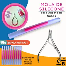 Mola de Silicone para Alicate de Cutícula Universal - Kits 10/20/30