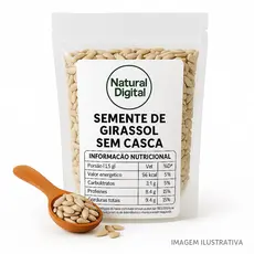 Pepita de Girassol crua sem casca 100% natural - 1 kg / 500 gramas / 250 gramas / 100 gramas