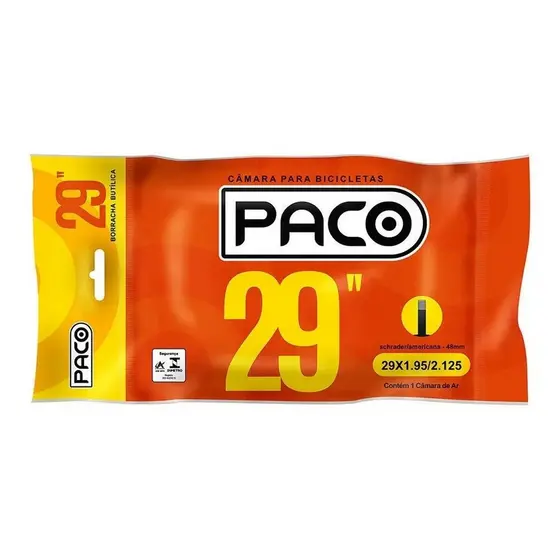 Camara de Ar Aro 29 Balão Paco Bico Grosso Mtb Freeride