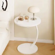 Mesa de Apoio de Canto Lateral Notebook Café Para Sofá Cama Decorativa Elegante MDF