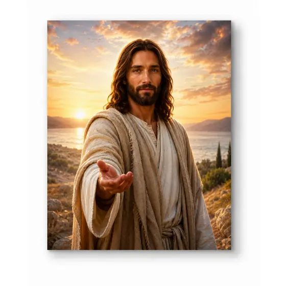Quadro decorativo Jesus Cristo Mdf Impressão 3D de alta resolução e qualidade Moderno