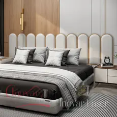 CABECEIRA MODULAR NUVEM ESTOFADA COM BORDA VARIAS OPÇÕES  CAMA BOX  SOLTEIRO QUEEM KING