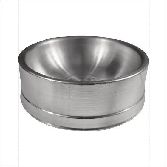 Comedouro Pequeno 750ml Alumínio Pesado Cães Cachorros