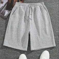 Short Moletom Masculino Academia Bermuda Esporte Fitness Casual Confortavel Treino Calção Versátil