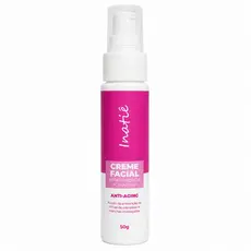 Creme Hidratante Facial Rosa Mosqueta 50g Colágeno Textura Leve Nutrição Profunda Pele Macia Inatiê