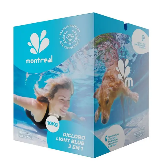 CLORO DICLORO LIGHT BLUE CAIXA MONTREAL 10KG