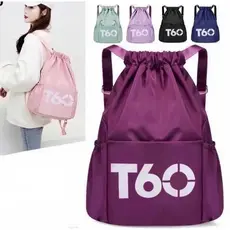 Bolsa Mochila Saco Saquinho Academia Impermeável De Grande Capacidade Passeio Viagem Resistente
