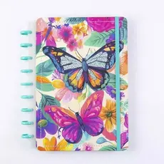 Caderno Grande Formato Capa Dura Resistente Disco Reposicionavel Organizador Anotacoes