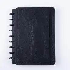 Caderno Capa Dura Médio Resistente Disco Reposicionável Organização Prática Anotações Estudo Trabalho