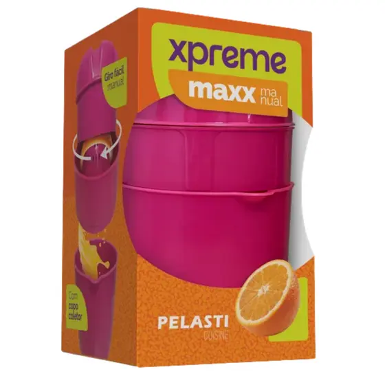 Espremedor de Laranja Xpreme Maxx - Extrator de Sucos - Coletor manual