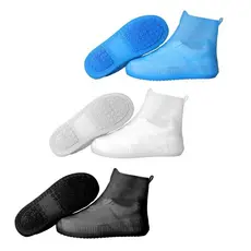 Capa Para Tênis Silicone Chuva Moto e Bike Sapato Com Cano Alto
