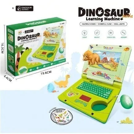 Tablet/Notebook De Brinquedo Laptop Infantil Musical Com Luz Educativo para crianças