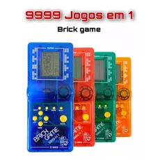 Vídeo Game Portátil 9999 Jogos In 1 Mini Game Antigo Retrô Jogo da Cobrinha