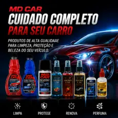 Kit Lavar Carro - Pretinho para Pneu + Shampoo Automotivo + Esponja + SIlicone+ Cristalizad Imediato