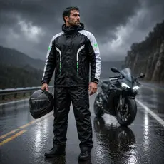 Capa De Chuva Moto Motoboy Motoqueiro Motociclista PVC Impermeável Reforçada
