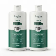 Kit 2 Cremes de Ureia 10% Higie+ 500g Hidratante para Pele Seca