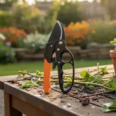 Tesoura De Poda Manual Com Proteção Para Dedos Aço Carbon