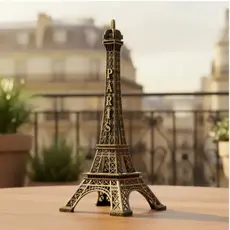 Torre Eiffel Paris Enfeite Miniatura Réplica Decoração De Metal 22cm