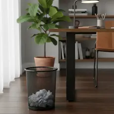Cesto Lixeira Metal Aramada Telada Escritório Consultório Residência 27cm