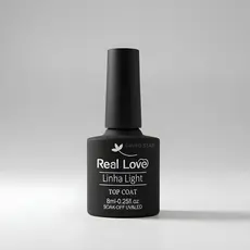 Top Coat Para Unhas Linha Light 8ml - Real Love