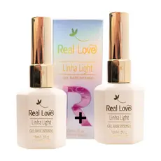 Kit 2 Base em Gel Blindada Linha Classic 15ml - Real Love