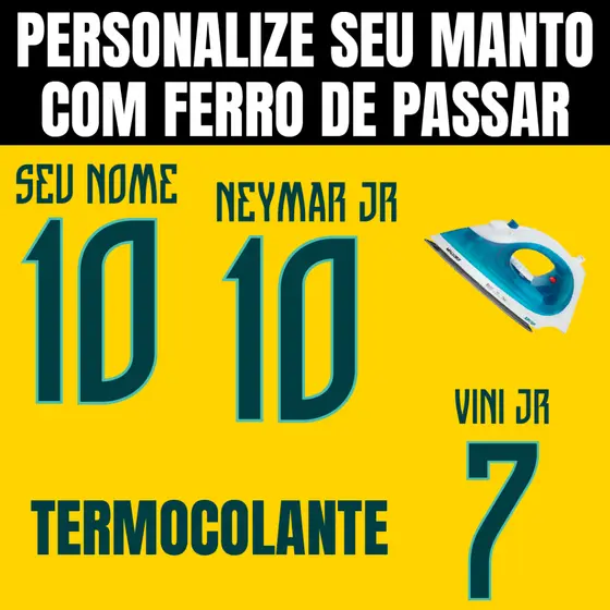 Nome e número Personalização termocolante seleção para sua camisa personalize em casa com ferro
