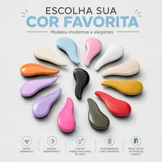 Escova Mágica Anti Frizz Beauty Flash com Cabo para Desembaraçar Cabelo Seco e Molhado