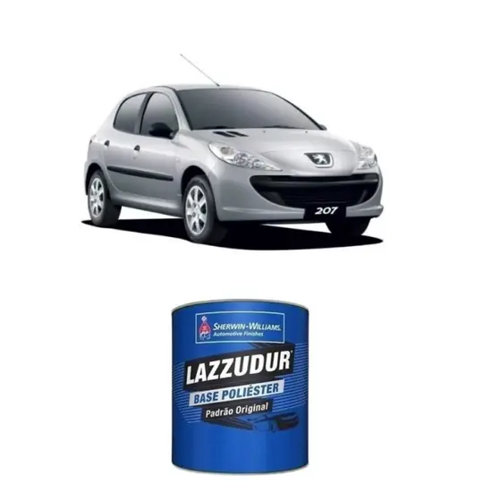 TINTA POLIESTER GRIS ALUMINIUM 03 PEUGEOT (EZR) 900ML LAZZUDUR