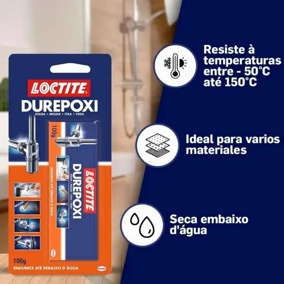 DUREPOXI MASSA ADESIVA PARA METAL,VIDRO,CERAMICA,MÁRMORE