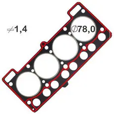 Junta do cabeçote Ford Scala 1979 a 1989 BASTOS 131505PK