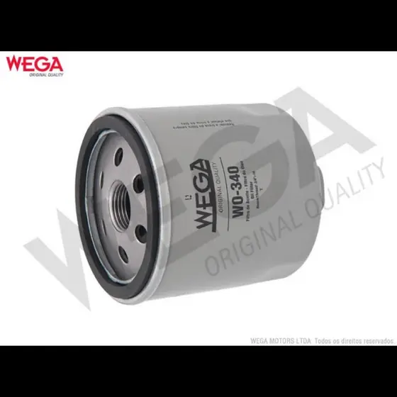 Filtro óleo Vw Fox 2003 a 2021 Wega WO-340