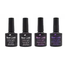 Kit Preparadores 4 Peças 8 ml Linha Light - Real Love
